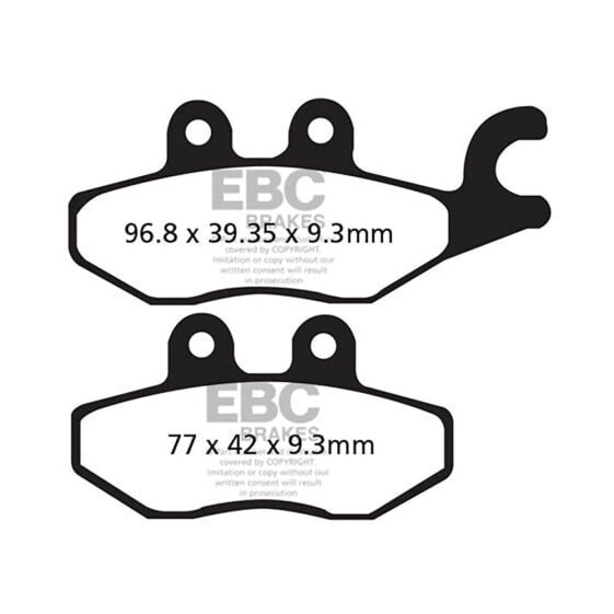 EBC SFAC-Series Carbon Scooter SFAC418 Brake Pads