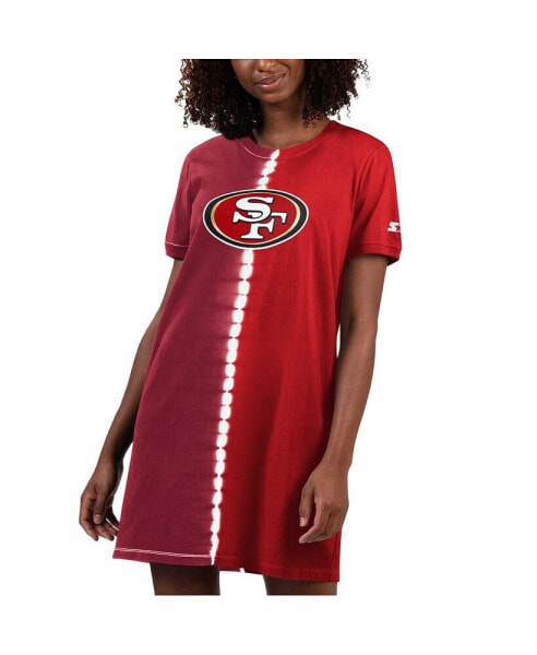 Платье Tie-Dye от Starter для женщин, Scarlet San Francisco 49ers Ace