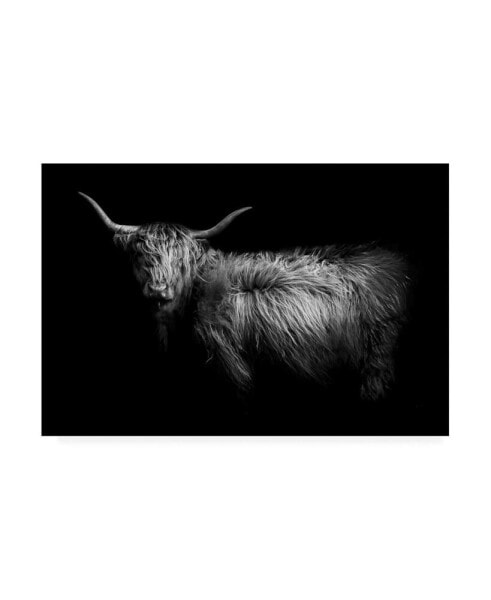 PhotoINC Studio Hello Highland Cow Canvas Art - 27" x 33.5"