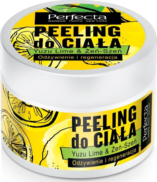 Perfecta Perfecta Spa Peeling do ciała Yuzu Lime & Żeń-Szeń - odżywienie i regeneracja 225g