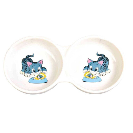 TRIXIE Double Print Ceramic 11 cm Bowl