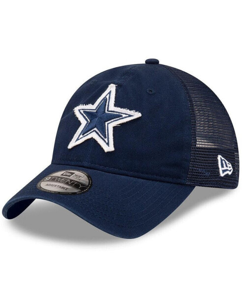 Men's Navy Dallas Cowboys Game Day 9Twenty Adjustable Trucker Hat