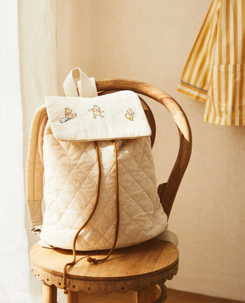 Winnie the pooh quilted backpack