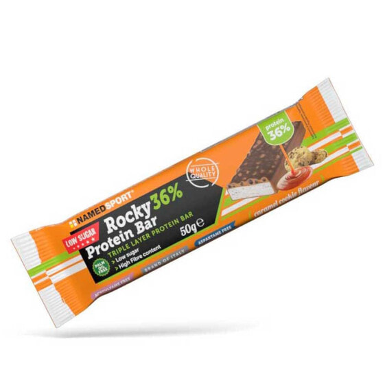 NAMED SPORT Rocky 36% Protein 50g Double Caramel Cookie Energy Bar