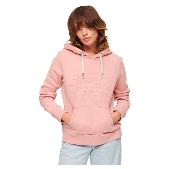 Толстовка Superdry Embossed Vintage Logo Vintage Blush Pink