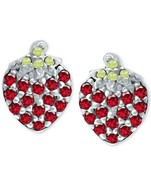 Cubic Zirconia Strawberry Stud Earrings, Created for Macy's