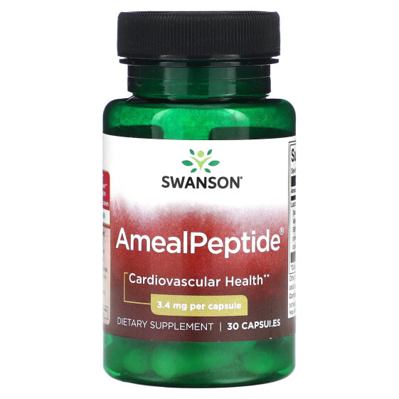 Аминокислоты Swanson AmealPeptide, 3.4 мг, 30 капсул