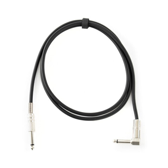 MUSIC STORE Instrument Cable Slim 90° 1.5m (Black)