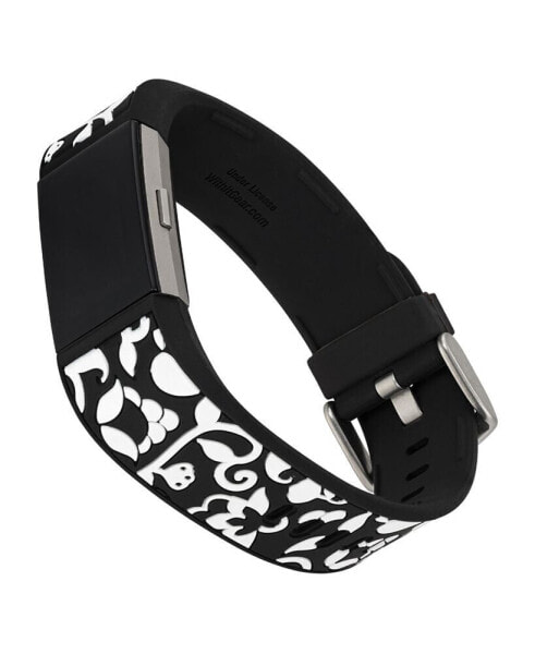 Ремешок WITHit Black White Silicone Fitbit Charge 2