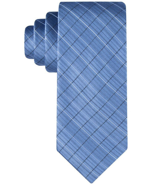 Men's Etched Windowpane Tie