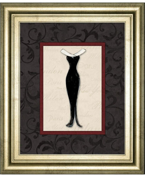 Fashion Dress I by Susan Osbourne Framed Print Wall Art, 22" x 26"