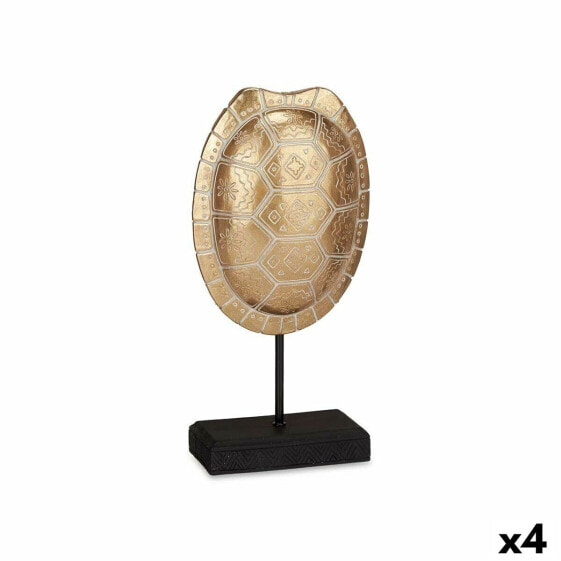 Декоративная фигура Черепаха Позолоченный 17,5 x 36 x 10,5 cm (4 штук)
