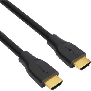 Кабель HDMI Sonero X-PHC010 - 0.5 м - тип HDMI A (стандартный) - тип HDMI A (стандартный) - канал возврата аудиосигнала (ARC) - черный