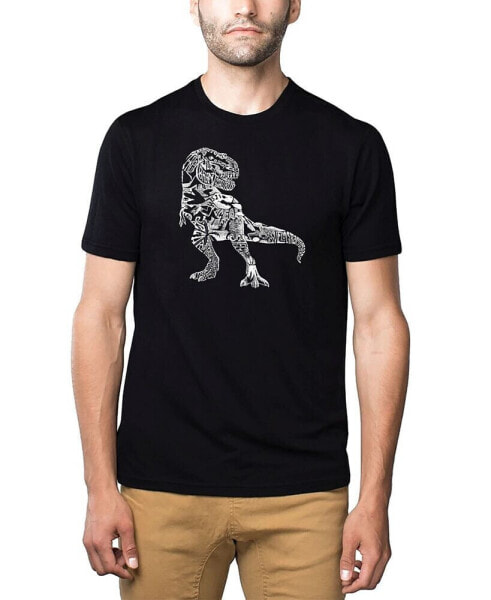 Mens Premium Blend Word Art T-Shirt - Dinosaur