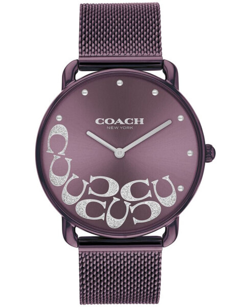 Часы Coach Elliot Purple	mesh 36 mm