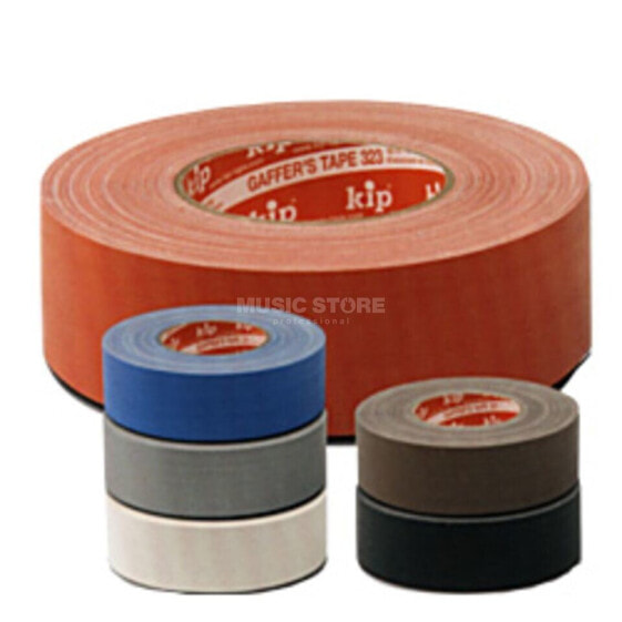 kip Klebebänder 323 Gaffer's Tape white 50m, 50mm