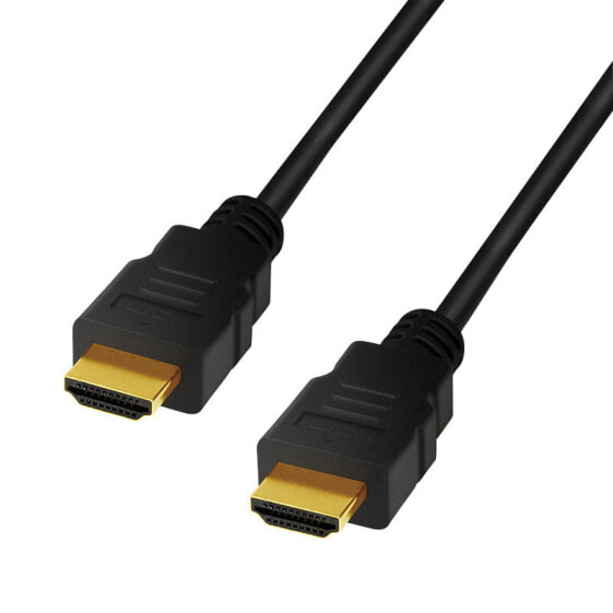 LogiLink CH0078, 2 m, HDMI Type A (Standard), HDMI Type A (Standard), Audio Return Channel (ARC), Black