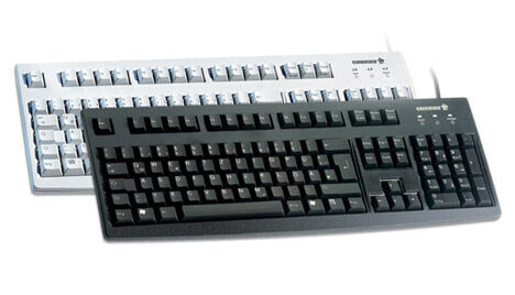 Cherry Classic Line G83-6105 - Keyboard - Laser - 105 keys QWERTZ - Black
