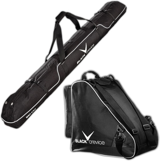 Black Crevice Ski Bag Set, Black, 43 x 27 x 5 cm, 50 Litre, BCR083720