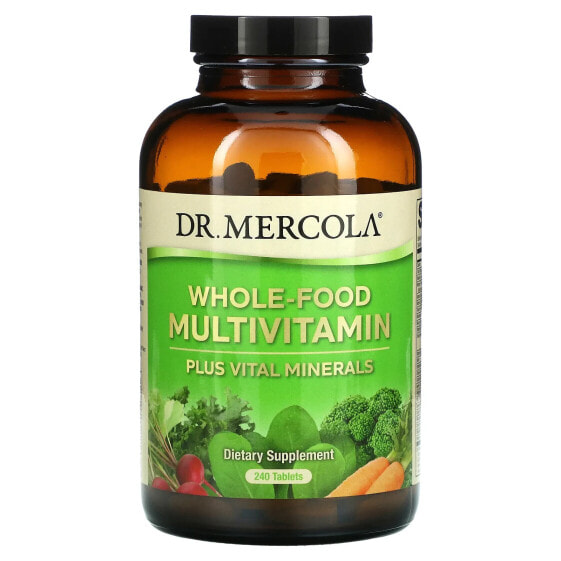 Витаминно-минеральный комплекс Dr. Mercola Whole-Food Multivitamin Plus Vital Minerals, 240 таблеток