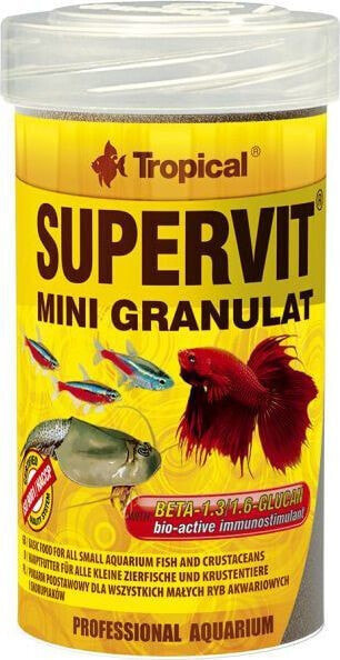 Tropical SUPERVIT mini GRANULAT PUSZKA 100ml