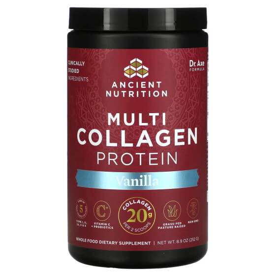 Multi Collagen Protein, Vanilla, 8.9 oz (252 g)