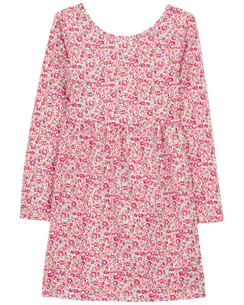 Kid Floral Jersey Dress 10