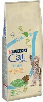Сухой корм для кошек Purina, Cat Chow, для котят, с курицей, 15 кг