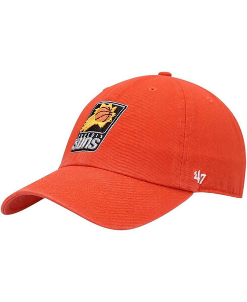 Головной убор мужской '47 Brand Оранжевый Кепка Phoenix Suns Team Clean Up