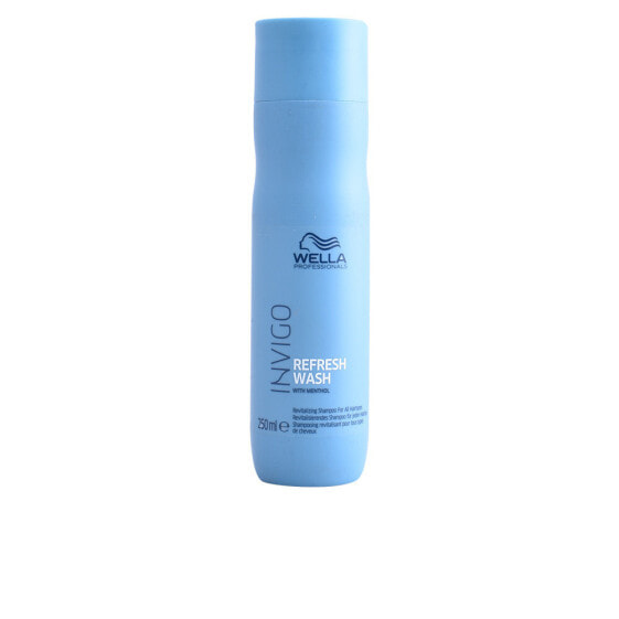 Wella Invigo Balance Refresh Wash Shampoo Освежающий и восстанавливающий ментоловый шампунь для всех типов волос 250 мл