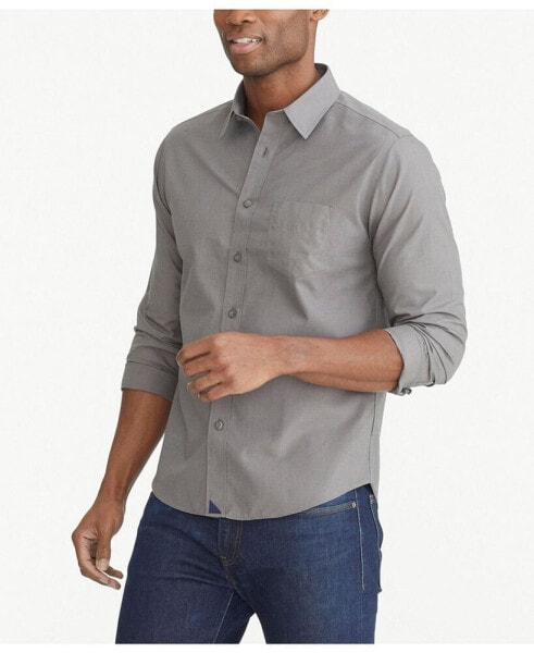 UNTUCK it Men's Slim Fit Wrinkle-Free Sangiovese Button Up Shirt