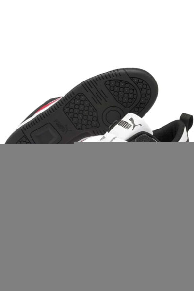 Rebound Layup Lo SL Jr 370490-07 Sneakers Unisex Spor Ayakkabı BEYAZ-KIRMIZI