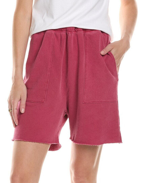 The Great The Patch Pocket Sweatshort Women's Red 0