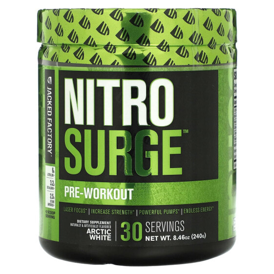 Nitro Surge, Pre-Workout, Arctic White, 8.46 oz (240 g)