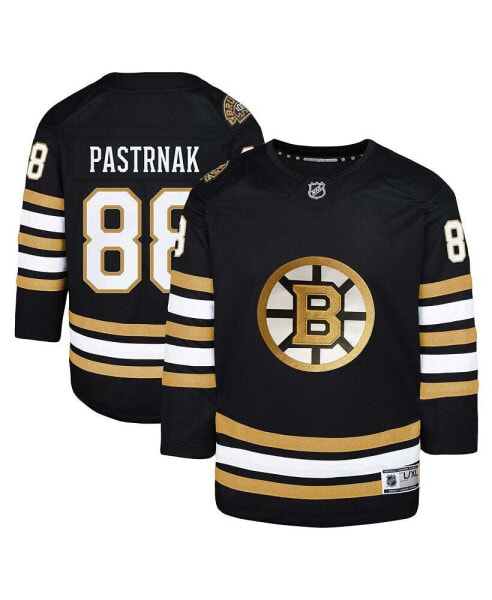 Big Boys David Pastrnak Black Boston Bruins Home Premier Player Jersey