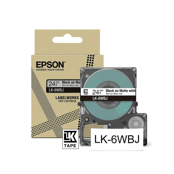 Картридж с оригинальными чернилами Epson LK-6WBJ Чёрный