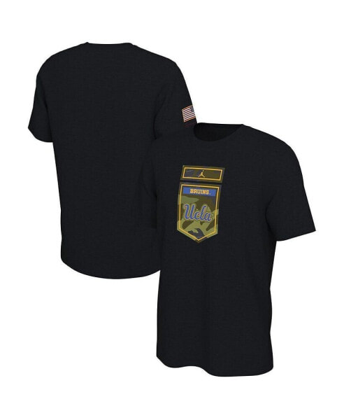 Men's Black UCLA Bruins Veterans Camo T-shirt