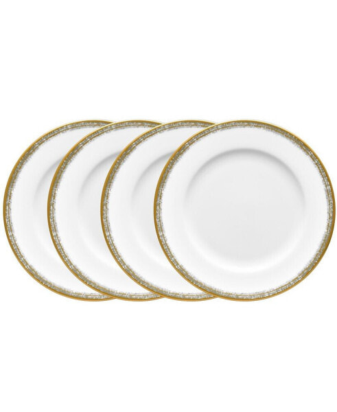 Haku Set of 4 Bread Butter and Appetizer Plates, Service For 4