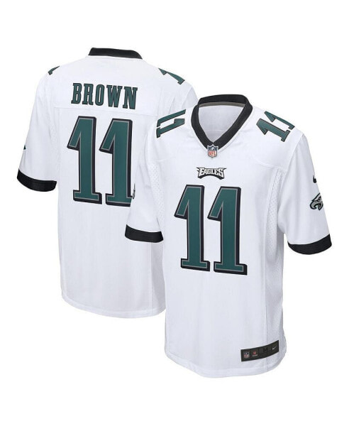 Men's A.J. Brown White Philadelphia Eagles Game Jersey