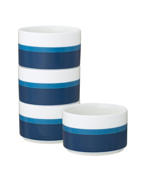 ColorStax Stripe Mini Bowls, Set of 4