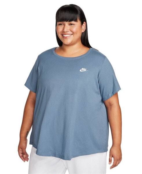 Plus Size Active Sportswear Club Essentials Short-Sleeve T-Shirt