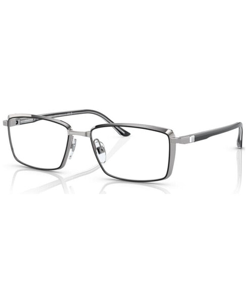 Men's Rectangle Eyeglasses, SH2071T56-O