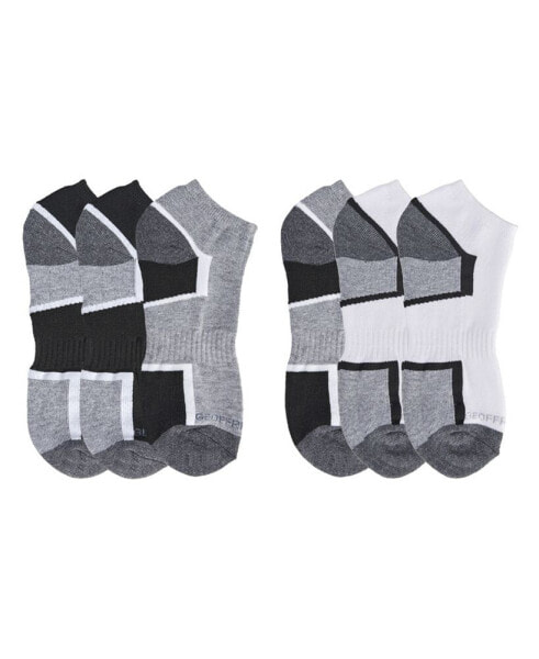 Men's Cushioned Low Cut Socks, Pack of 6
