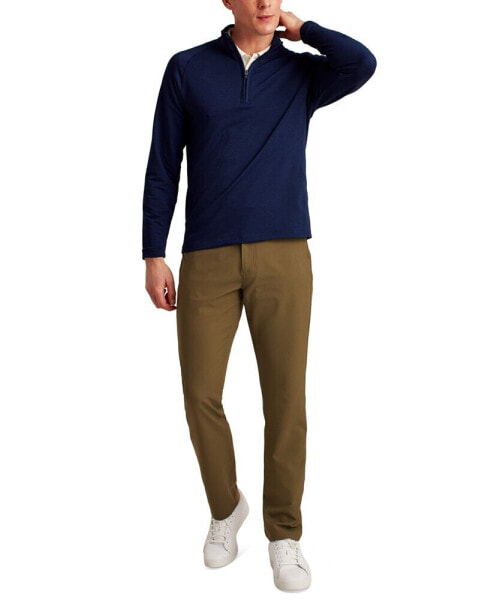 Men's Long Sleeve Half-Zip Pullover Sweatshirt