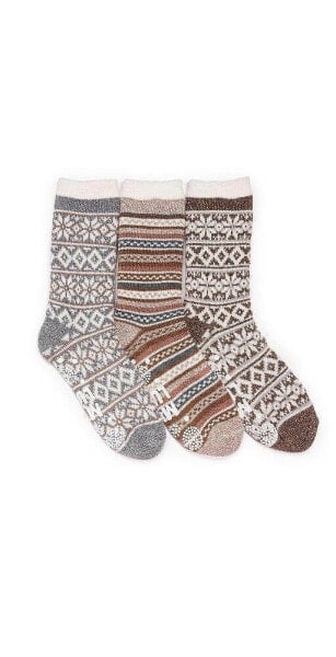 Women's 3 Pk. Tall Cozy Lined Lounge Socks