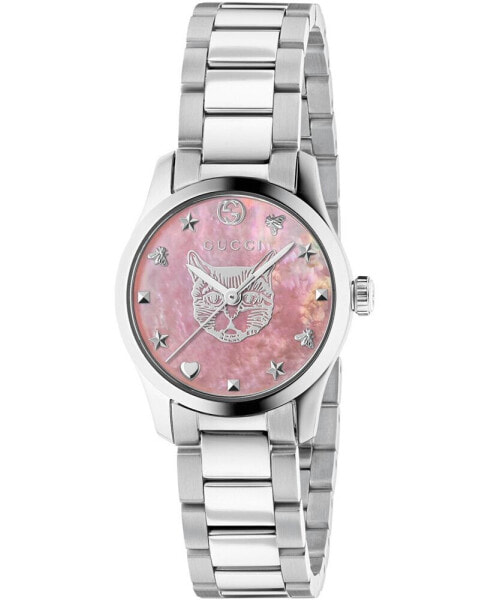 Women's Swiss G-Timeless Stainless Steel Bracelet Watch 27mm