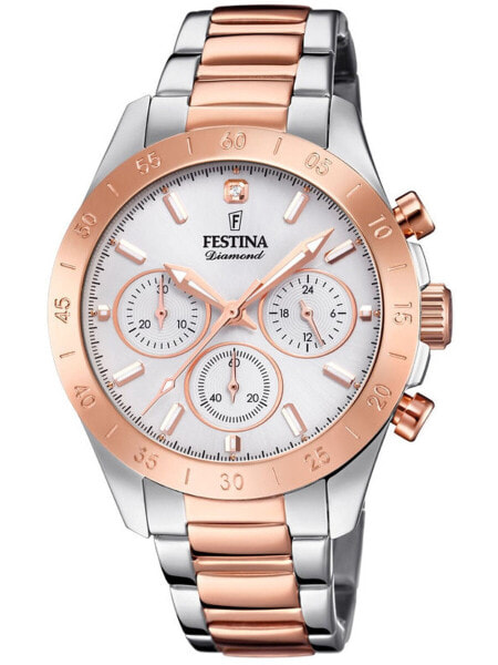 Festina F20398/1 Boyfriend Ladies Chronograph 39mm 10ATM