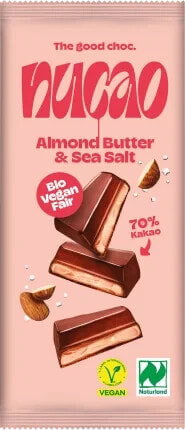 Schokolade Almond Butter & Sea Salt, vegan, 125 g