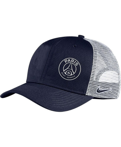 Men's Navy Paris Saint-Germain Classic99 Trucker Snapback Hat