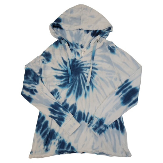 Member's Mark Women's Ultra Soft Raw Hem Favorite Tie Dye Hoodie